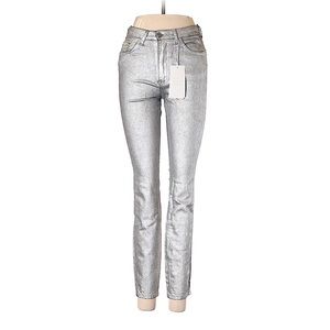 Amazing NWT’s Zara silver skinny jeans - sz 6 & 8!
